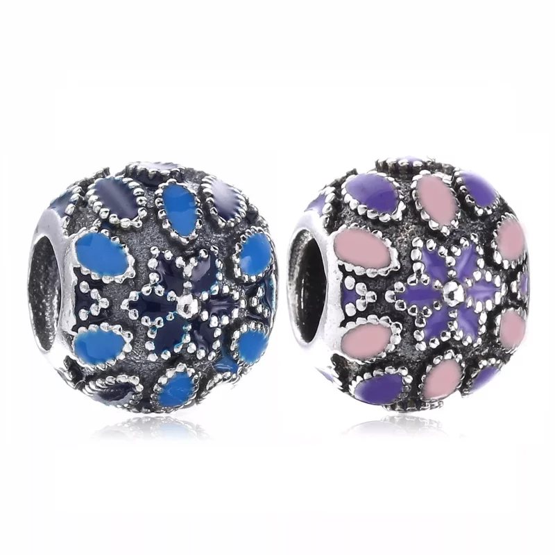 (afbeelding voor) Pandora Zilveren Cathedral Rose Bedel 791374ENMX - Bekijken 5