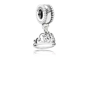 (afbeelding voor) Pandora Zilveren Disney, Cinderella Tiara Hangende Bedel 791570