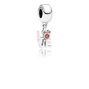 (afbeelding voor) Pandora Zilveren Disney, Liefde Mickey Hangende Bedel 791448CZr