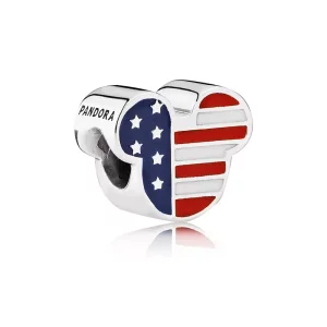 (afbeelding voor) Pandora Zilveren Disney, Mickey Americana Bedel 791585ENMX
