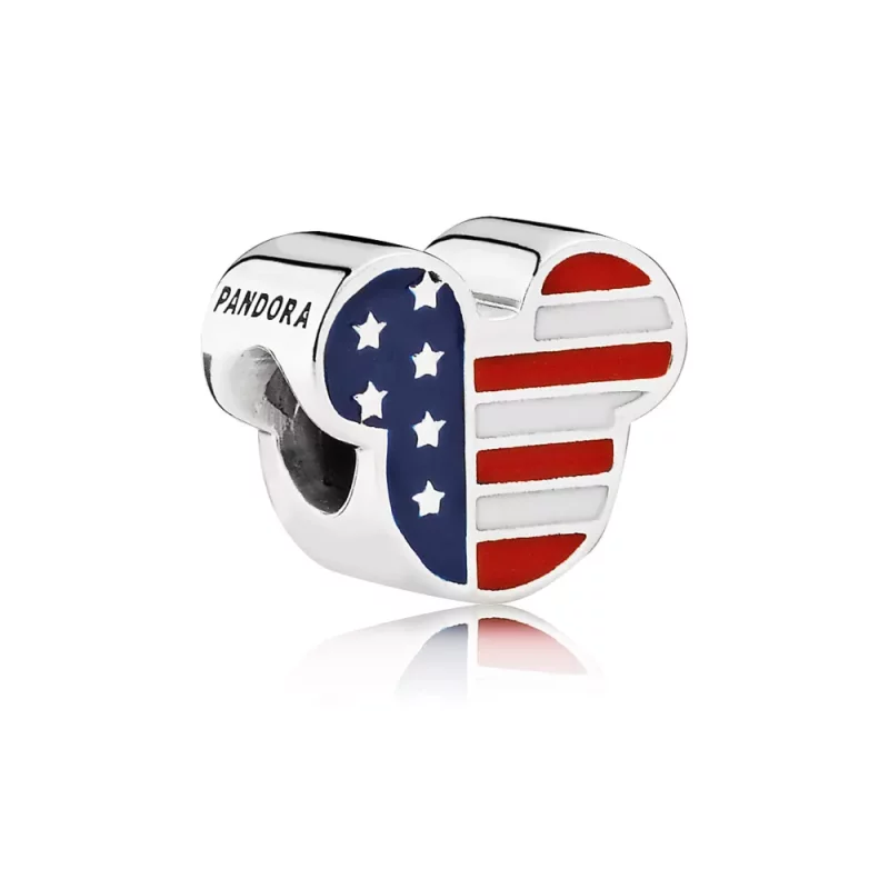 (afbeelding voor) Pandora Zilveren Disney, Mickey Americana Bedel 791585ENMX
