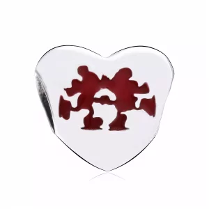 (afbeelding voor) Pandora Zilveren Disney, Mickey En Minnie Dansen Bedel Pd00154-1