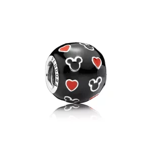 (afbeelding voor) Pandora Zilveren Disney, Mickey & Harten Bedel 791477ENMX