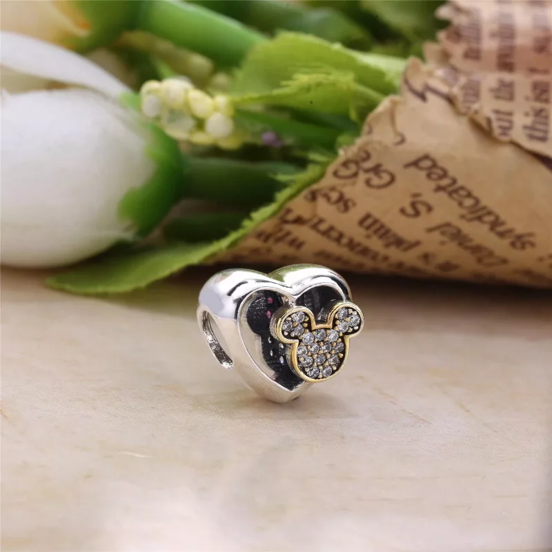 (afbeelding voor) Pandora Zilveren Disney, Mickey & Minnie Bedel Px00295-1 - Bekijken 3