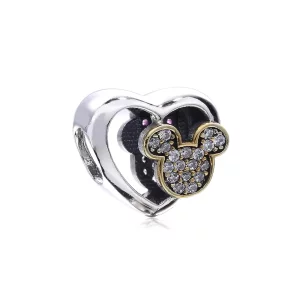 (afbeelding voor) Pandora Zilveren Disney, Mickey & Minnie Bedel Px00295-1