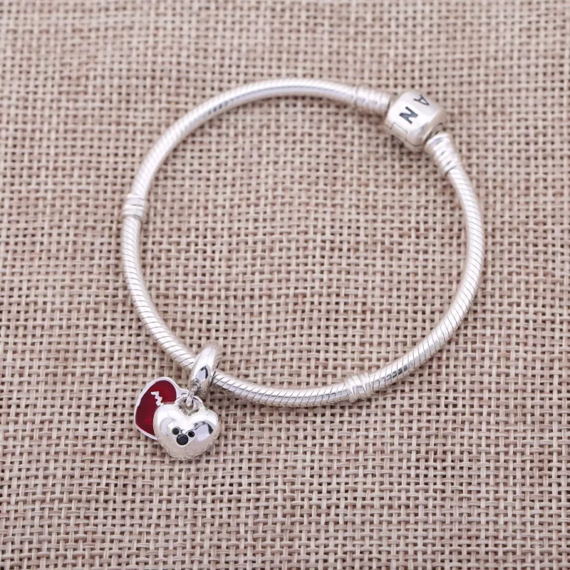 (afbeelding voor) Pandora Zilveren Disney, Mickey & Minnie Hangende Bedel 791441Nck - Bekijken 2