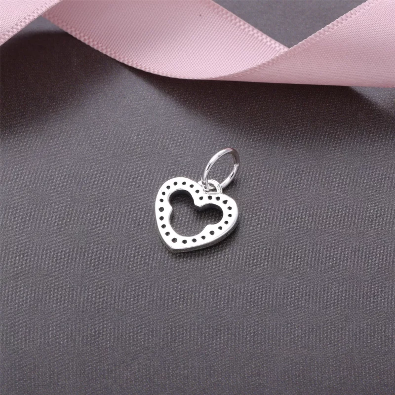 (afbeelding voor) Pandora Zilveren Disney, Disney, Mickey Silhouet Hangende Bedel 791557CZ - Bekijken 3
