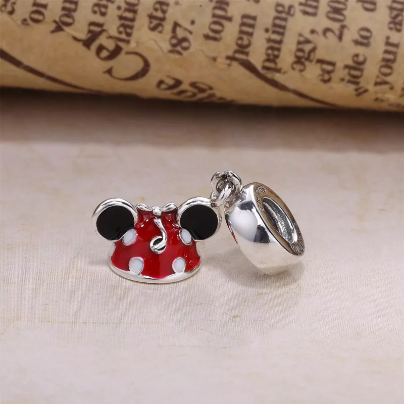(afbeelding voor) Pandora Zilveren Disney, Minnie Ear Hat Hangende Bedel 792122ENMX - Bekijken 2