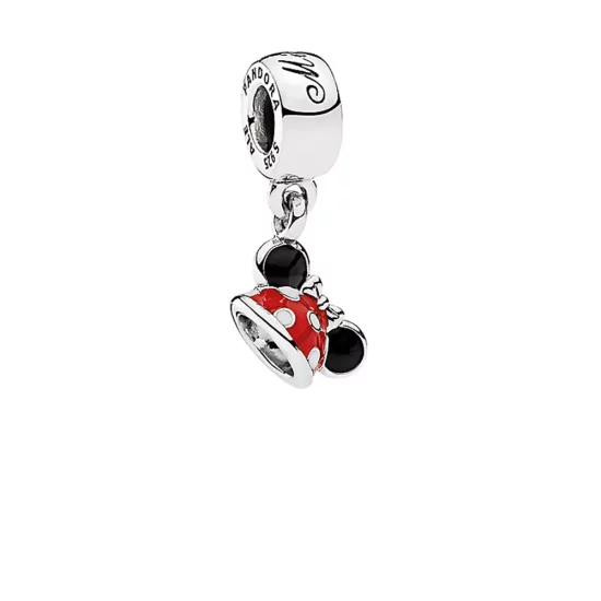 (afbeelding voor) Pandora Zilveren Disney, Minnie Ear Hat Hangende Bedel 792122ENMX