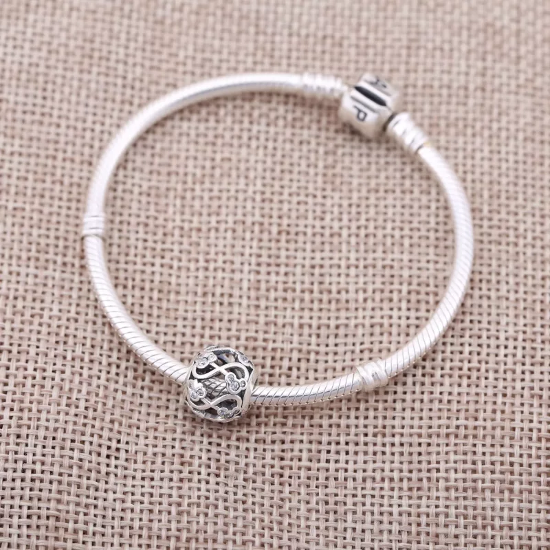 (afbeelding voor) Pandora Zilveren Disney, Minnie & Mickey Infinity Bedel 791462CZ - Bekijken 2