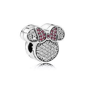 (afbeelding voor) Pandora Zilveren Disney, Minnie Mouse Ears Bedel 7501055891078P