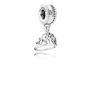 (afbeelding voor) Pandora Zilveren Disney, Sneeuwwitte Tiara Hangende Bedel 791571
