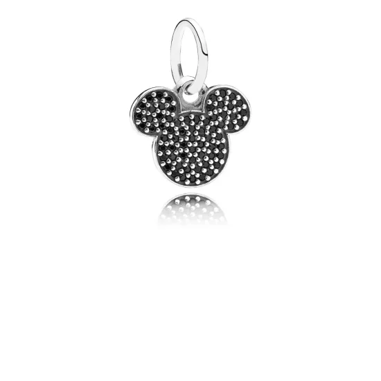 (afbeelding voor) Pandora Zilveren Disney, Sprankelend Mickey-Pictogram Hangende Bedel 791446Nck