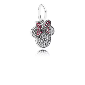 (afbeelding voor) Pandora Zilveren Disney, Sprankelende Minnie Icon Hangende Bedel 791447CZ
