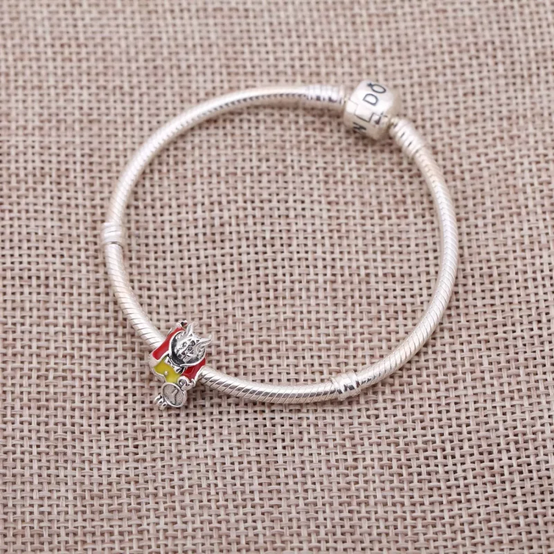 (afbeelding voor) Pandora Zilveren Disney, Witte Konijn Tekens Bedel 791898ENMX - Bekijken 2
