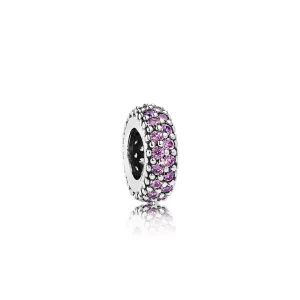 (afbeelding voor) Pandora Zilveren Fancy Purple Pavé Inspiratie Spacer 791359Cfp