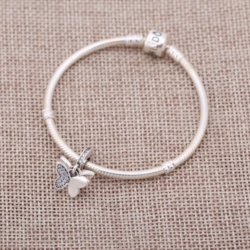 (afbeelding voor) Pandora Zilveren Fladderende Vlinders Hangende Bedel 791844CZ - Bekijken 2