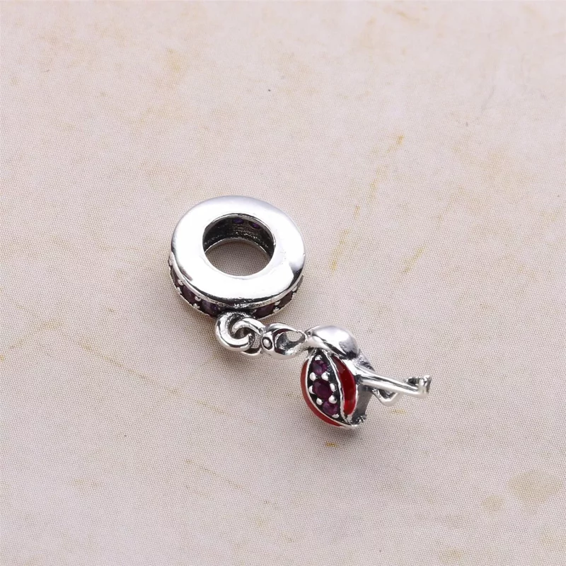 (afbeelding voor) Pandora Zilveren Flamingo Hangende Bedel 791294CZs - Bekijken 3