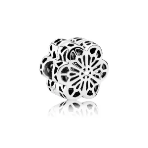(afbeelding voor) Pandora Zilveren Floral Daisy Lace Clip 791836