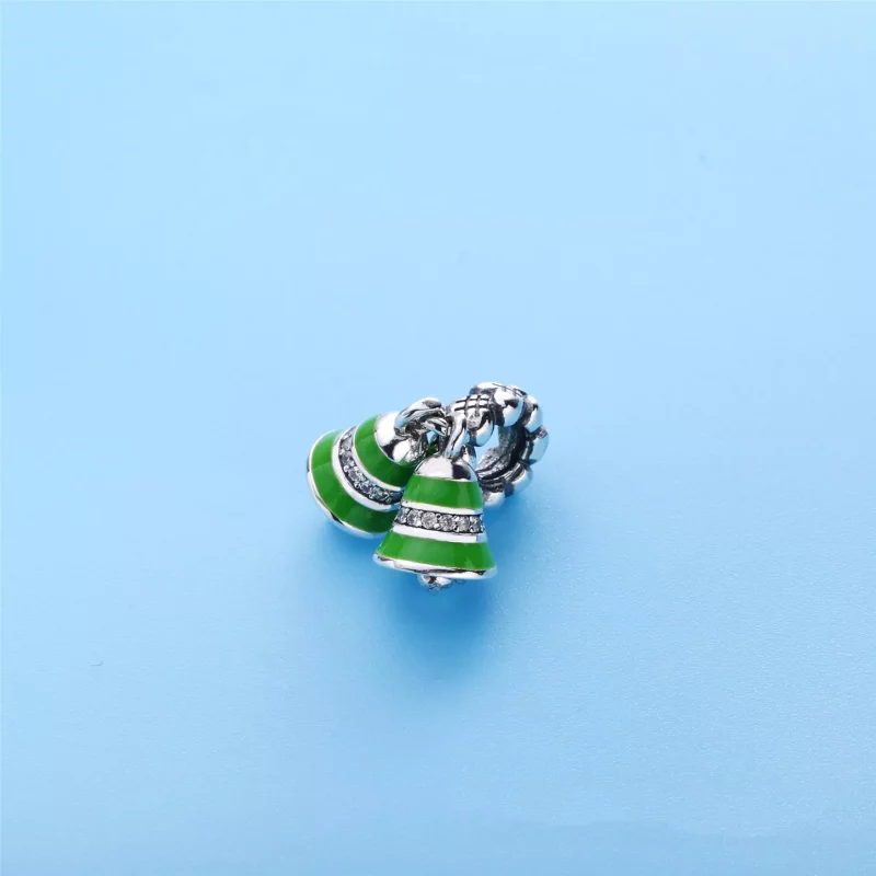 (afbeelding voor) Pandora Zilveren Green Bells Hangende Bedel 791230A - Bekijken 3