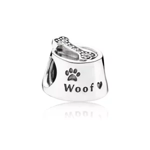 (afbeelding voor) Pandora Zilveren Hond Bowl Bedel 791708CZ
