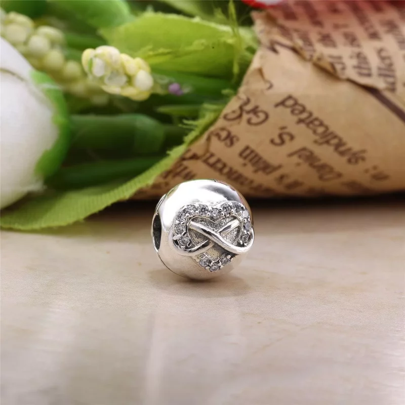 (afbeelding voor) Pandora Zilveren Infinity Heart Clip 791947CZ - Bekijken 2
