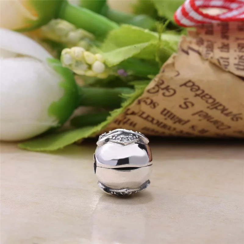 (afbeelding voor) Pandora Zilveren Infinity Heart Clip 791947CZ - Bekijken 4