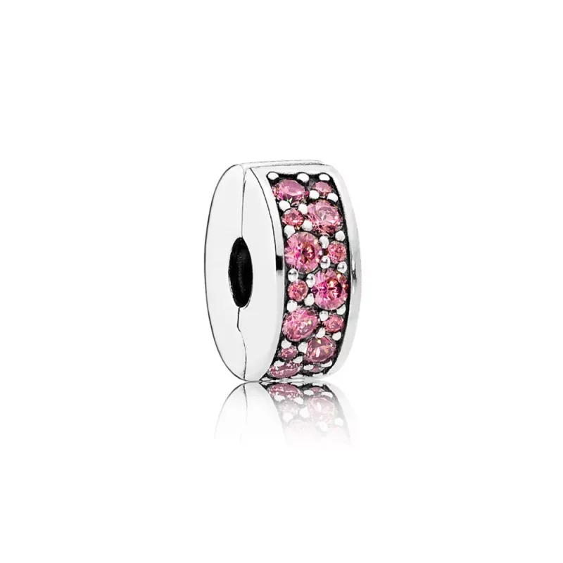 (afbeelding voor) Pandora Zilveren Kamperfoelie Glanzende Elegantie Clip 791817HCZ