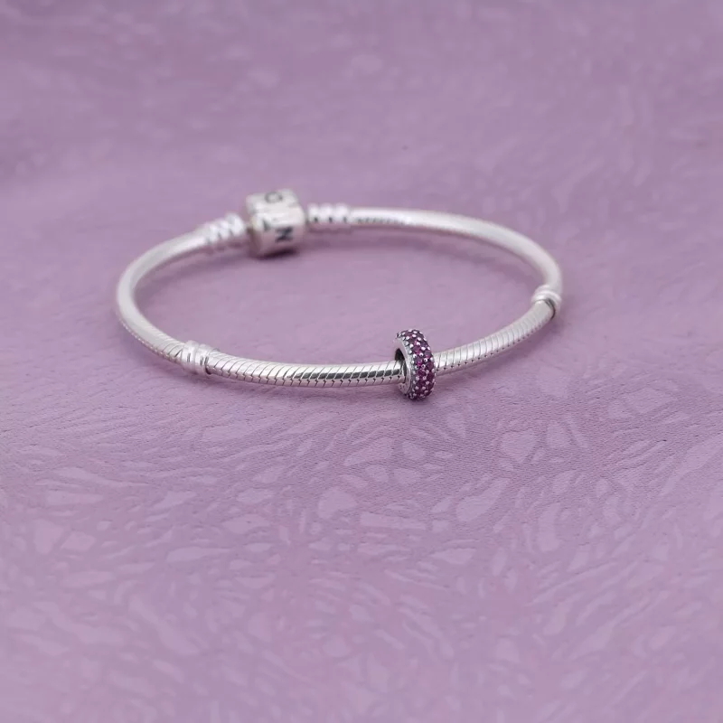 (afbeelding voor) Pandora Zilveren Koninklijke Pavé-Inspiratie Spacer 791359CZr - Bekijken 2