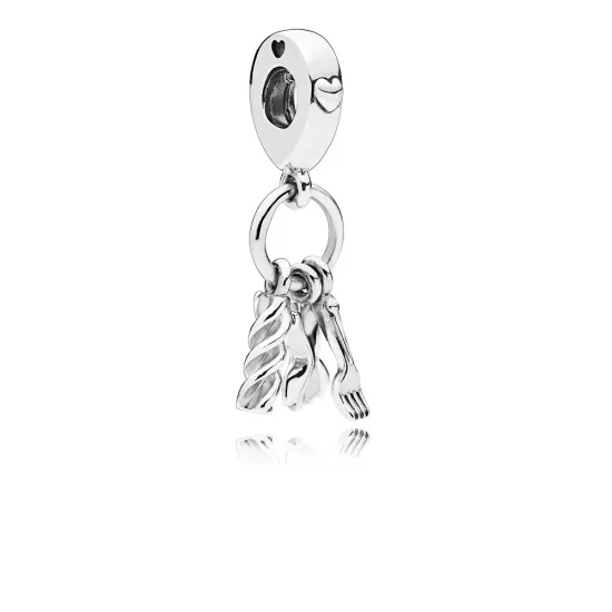 (afbeelding voor) Pandora Zilveren Love Pasta Hangende Bedel 797435