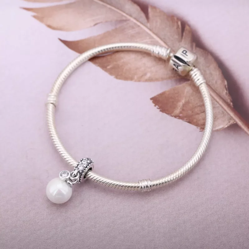 (afbeelding voor) Pandora Zilveren Luminous Elegance Hangende Bedel 791871P - Bekijken 2