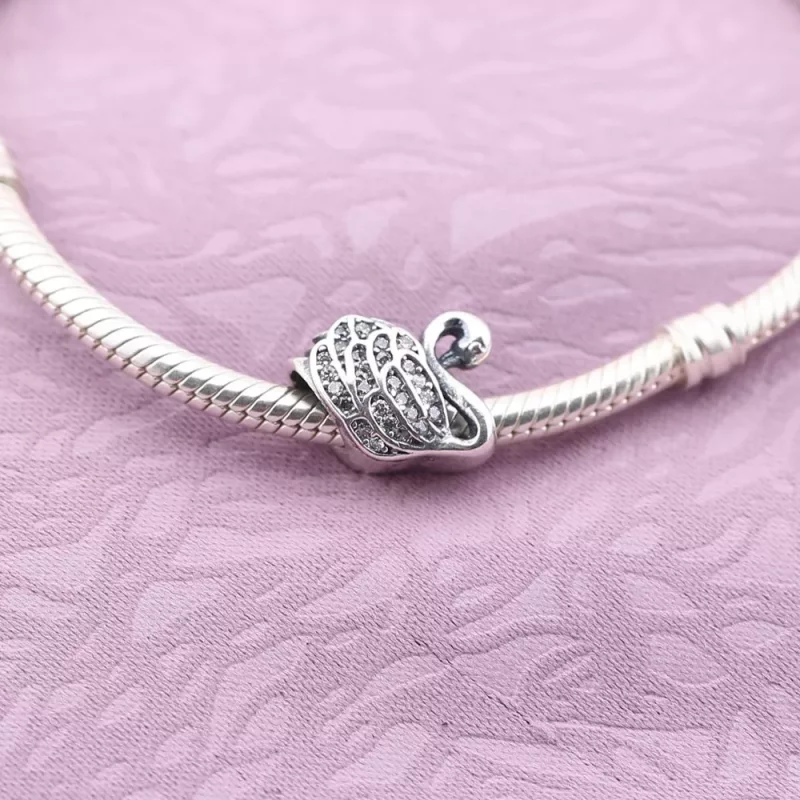 (afbeelding voor) Pandora Zilveren Majestic Swan Bedel 791732CZ - Bekijken 2