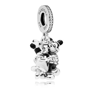 (afbeelding voor) Pandora Zilveren Mickey En Minnie Hangende Bedel 7501057371846P