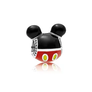 (afbeelding voor) Pandora Zilveren Mickey Mouse Silhouet Pictogram Bedel 10Pnda-62868