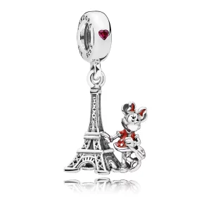 (afbeelding voor) Pandora Zilveren Minnie Mouse Eiffeltoren Hangende Bedel 7501057371551P