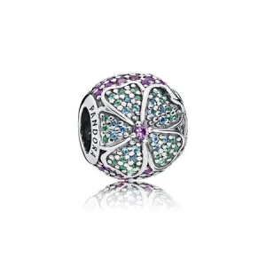 (afbeelding voor) Pandora Zilveren Multi-Gekleurde Glorieuze Bloom Bedel 797067Nrpmx