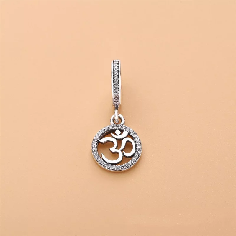 (afbeelding voor) Pandora Zilveren Om-Symbool Hangende Bedel 797584CZ - Bekijken 2