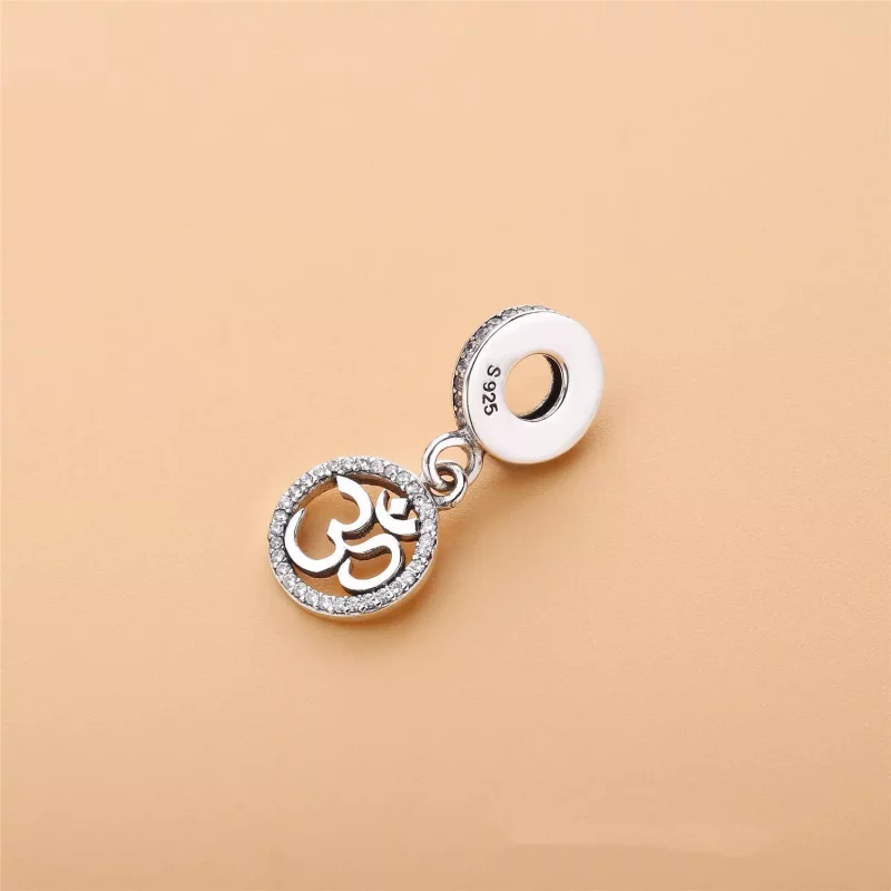 (afbeelding voor) Pandora Zilveren Om-Symbool Hangende Bedel 797584CZ - Bekijken 3