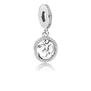 (afbeelding voor) Pandora Zilveren Om-Symbool Hangende Bedel 797584CZ