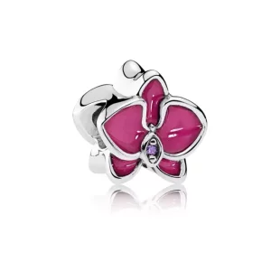 (afbeelding voor) Pandora Zilveren Orchid Bedel 792074En69