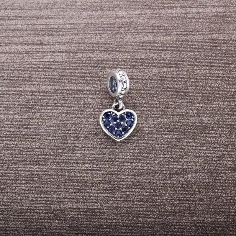 (afbeelding voor) Pandora Zilveren Pavé Hart Hangende Bedel 791023Nck - Bekijken 2