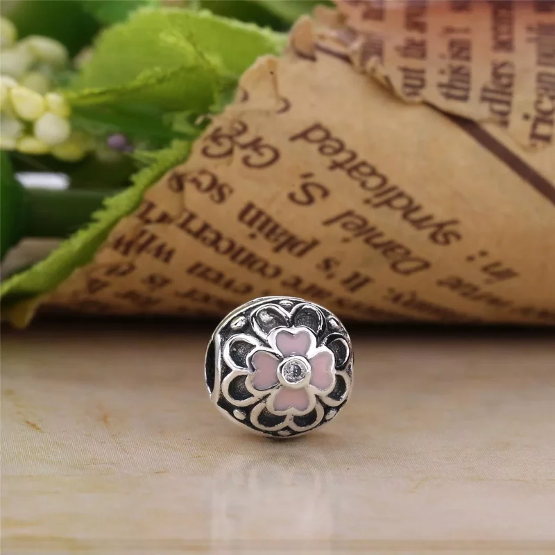 (afbeelding voor) Pandora Zilveren Plum BlossoMS Clip Pw00012-1 - Bekijken 2