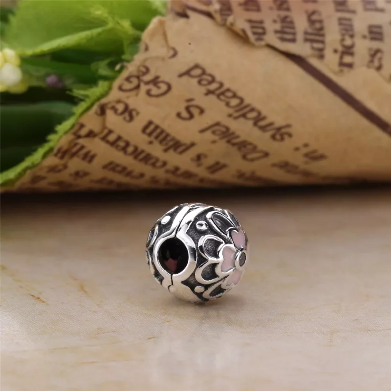 (afbeelding voor) Pandora Zilveren Plum BlossoMS Clip Pw00012-1 - Bekijken 4