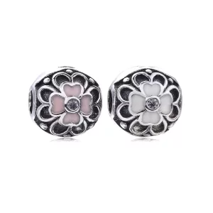(afbeelding voor) Pandora Zilveren Plum BlossoMS Clip Pw00012-1