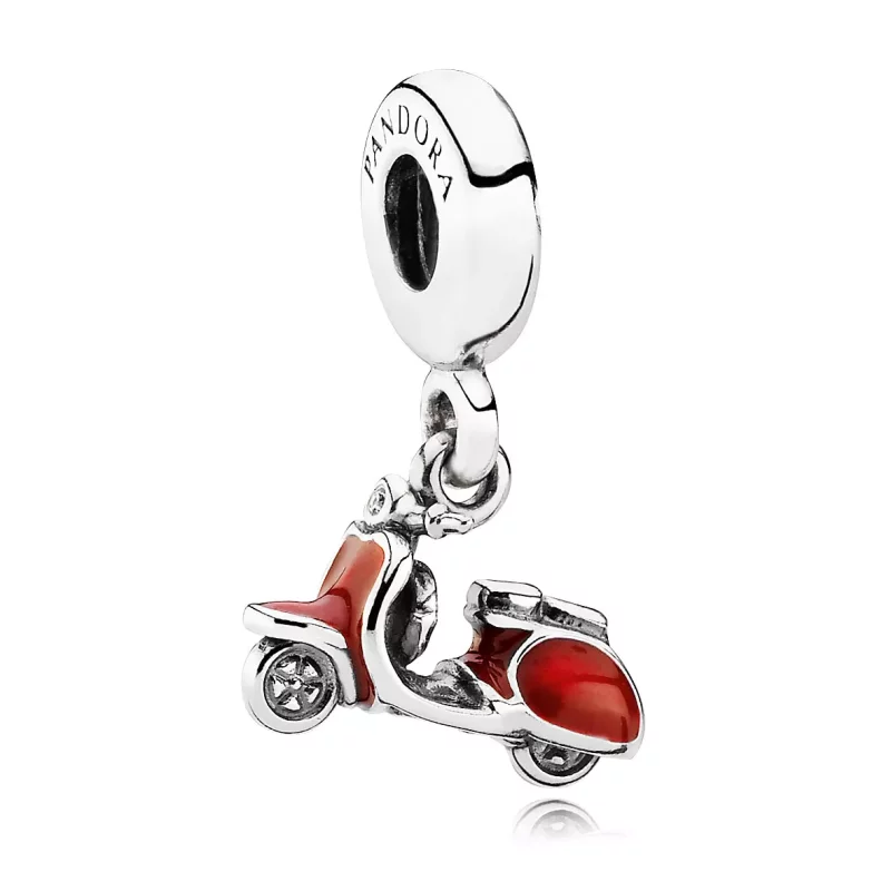 (afbeelding voor) Pandora Zilveren Scooter Hangende Bedel 791140En42