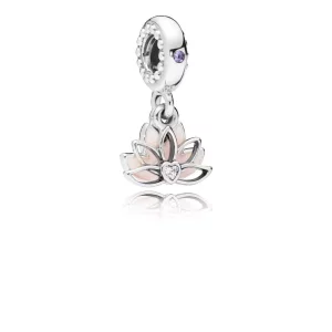 (afbeelding voor) Pandora Zilveren Serene Lotus Flower Hangende Bedel 797259CZ
