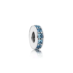 (afbeelding voor) Pandora Zilveren Sky Blue Eeuwigheid Spacer 791724Nbs