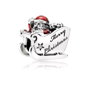 (afbeelding voor) Pandora Zilveren Sleeën Santa Bedel 792004CZ