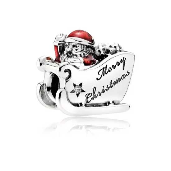 (afbeelding voor) Pandora Zilveren Sleeën Santa Bedel 792004CZ