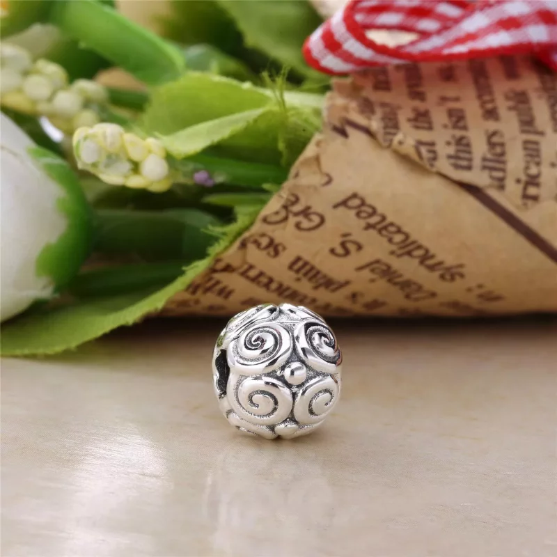 (afbeelding voor) Pandora Zilveren Swirl Stippen Clip 790161 - Bekijken 2